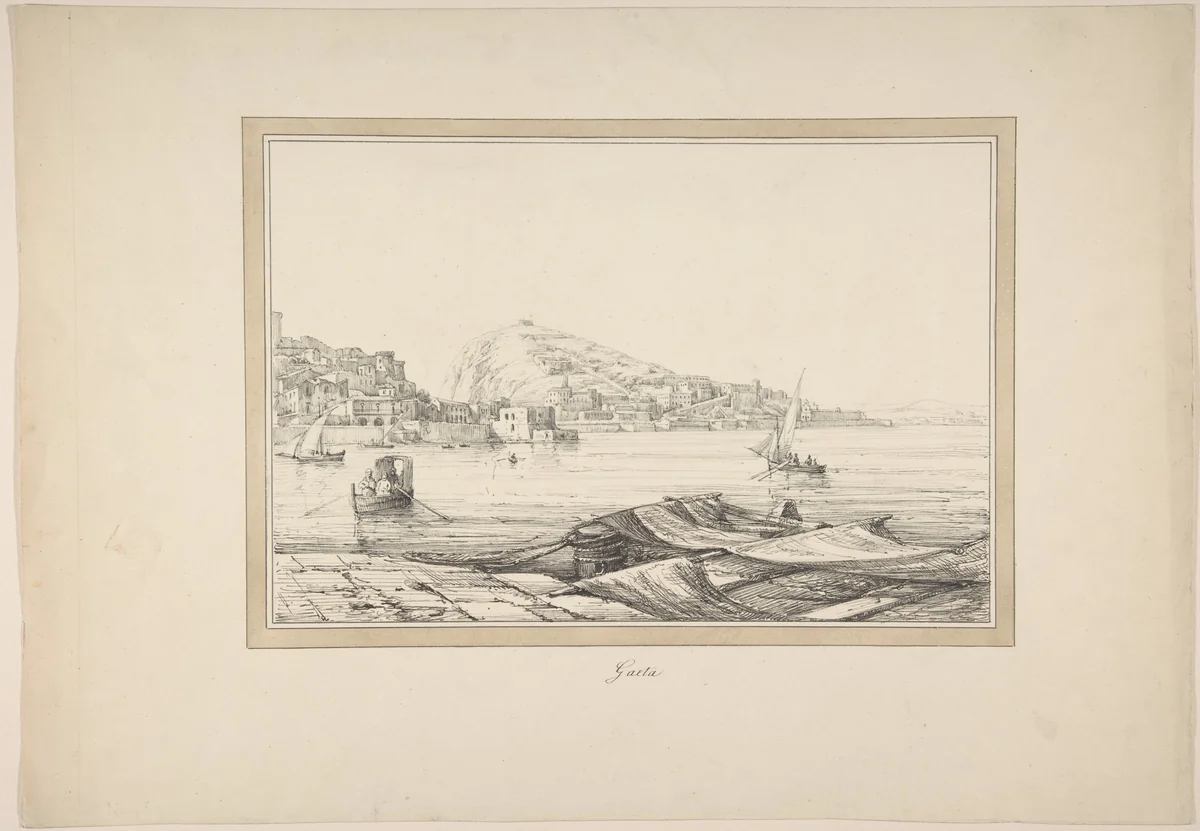 Gaeta by anonymous, drawing, 1800-1899