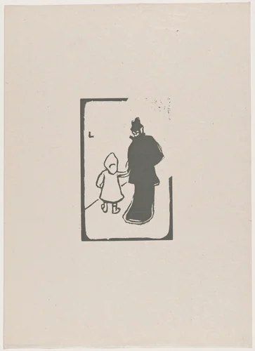 Promenade by Launay, print, 1895