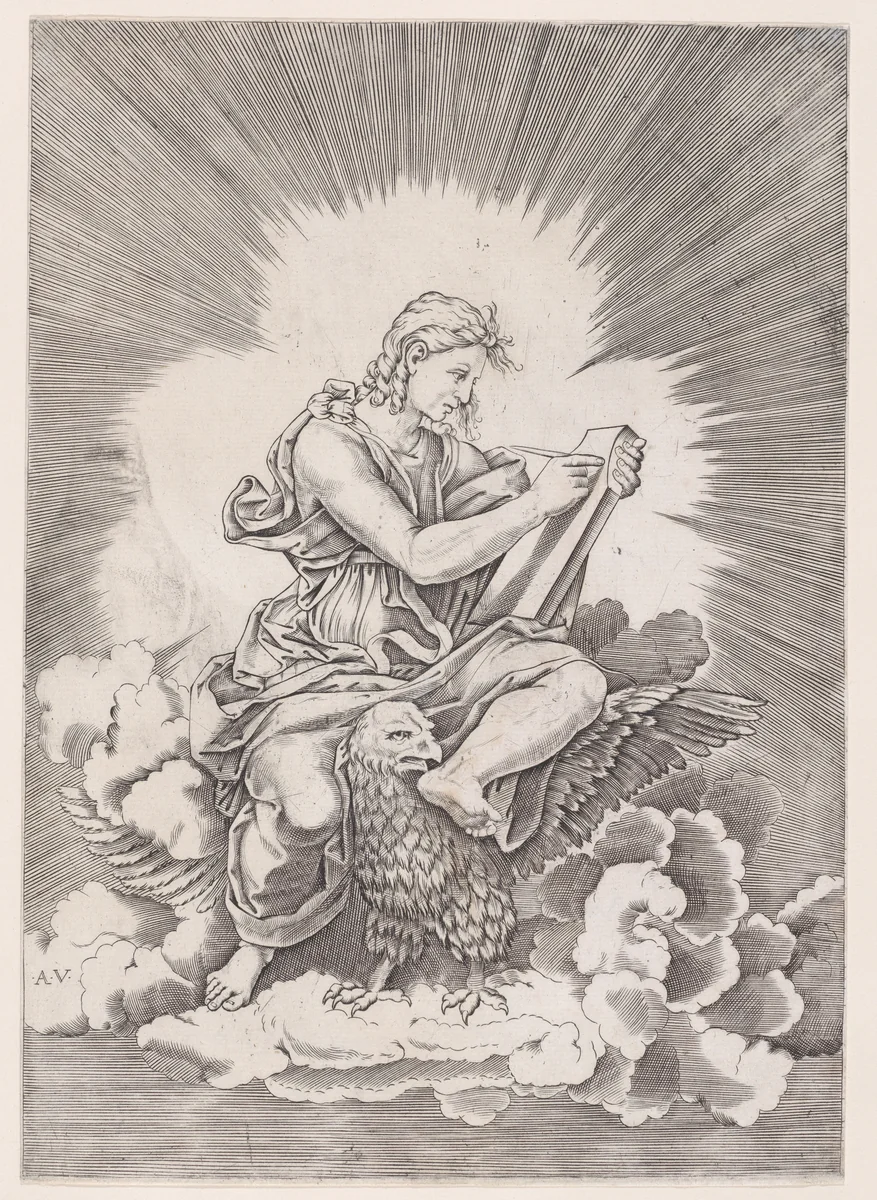 Saint John by anonymous, print, 1514-1600