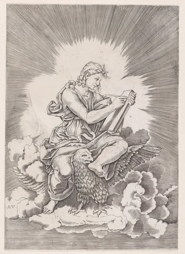 Saint John by anonymous, print, 1514-1600