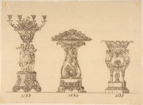 Designs for Planters by anonymous, drawing, 1800-1899