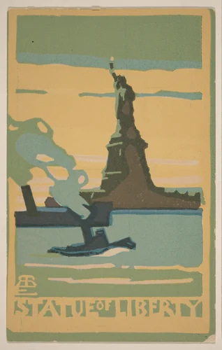 Statue of Liberty by Rachael Robinson Elmer, print, 1916