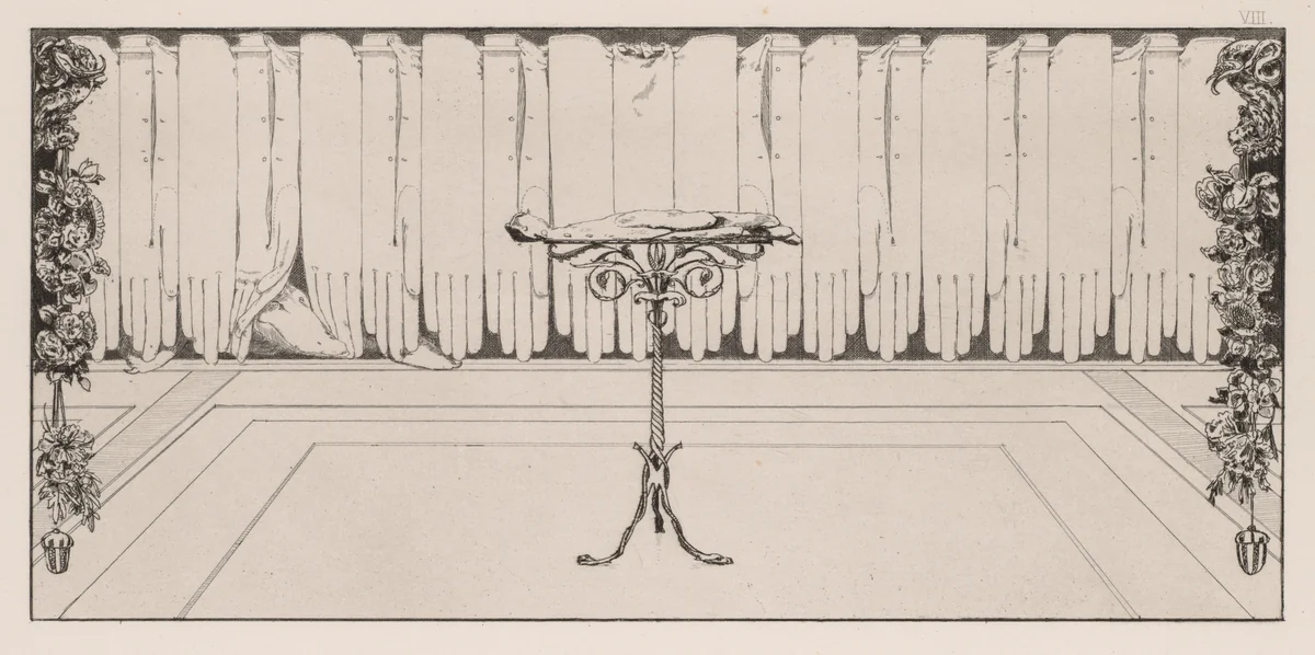 A Glove: Repose by Max Klinger, print, 1880