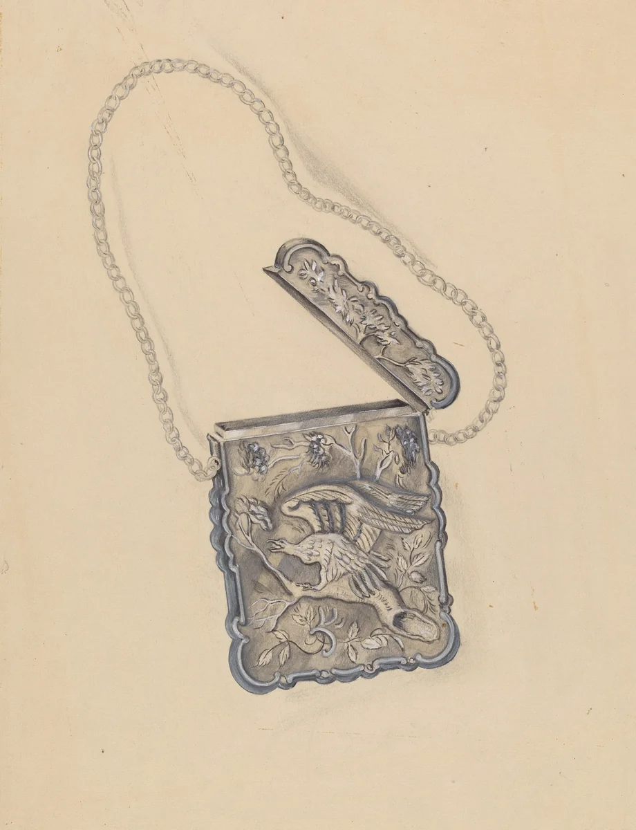 Card Purse by Ella Sterling, index of american design, 1936