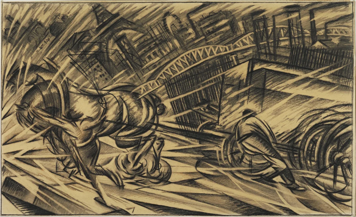 The Endeavor by Aimé Félix Del Marle, drawing, 1913