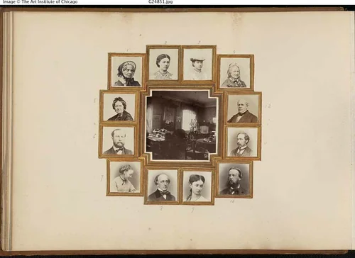 The Madame B Album by Marie-Blanche Hennelle Fournier, photograph, 1870-1879