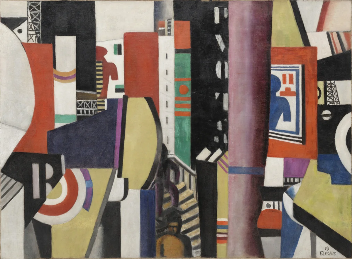 The City by Fernand Léger, painting, 1919