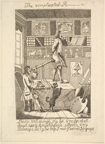 The Complicated R_____n by Richard Livesay, print, 1794