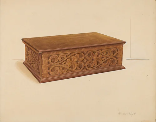Box by Anne Ger, index of american design, 1936