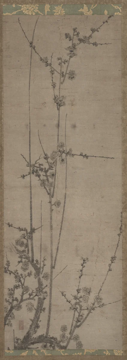 Plum Blossoms by Unknown, painting, 1336-1392