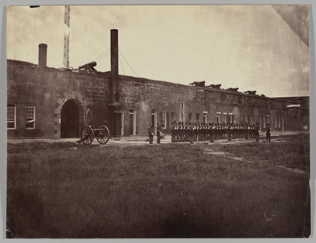 Fort Pulaski by George N. Barnard, photograph, 1860-1869