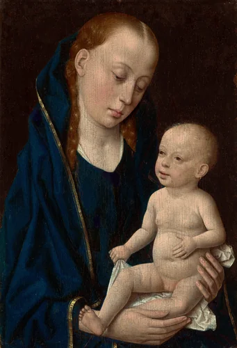 Madonna and Child by Dirck Bouts, painting, 1465
