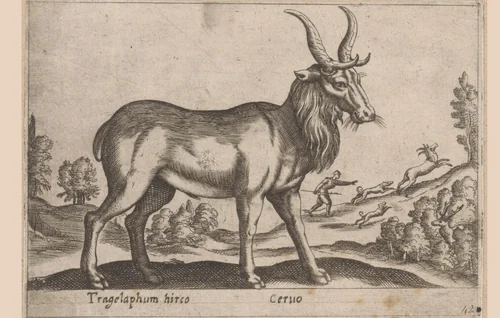 Hert by Antonio Tempesta, print, 1565-1630