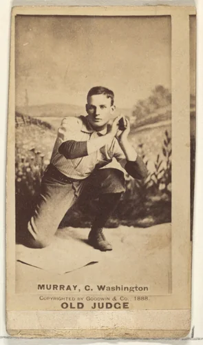 Jeremiah J. "Miah" Murray, Catcher, Washington Nationals, from the Old Judge series (N172) for Old Judge Cigarettes by Goodwin & Company, photograph, 1888