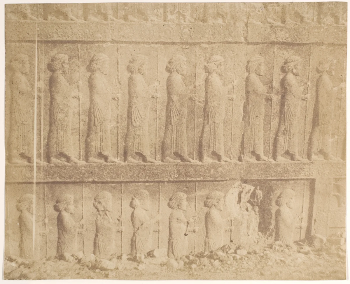 Processione sulla facciata della Grande Scala by Luigi Pesce, photograph, 1858