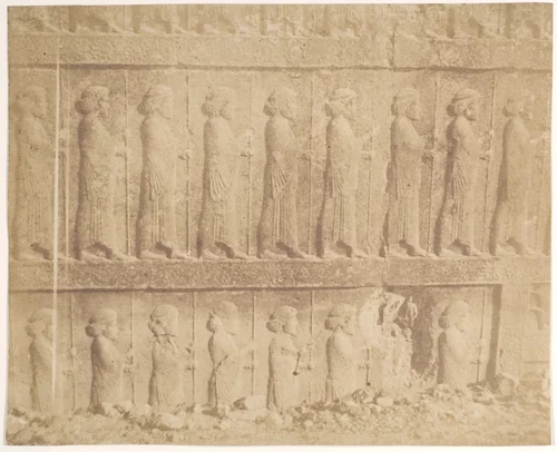 Processione sulla facciata della Grande Scala by Luigi Pesce, photograph, 1858