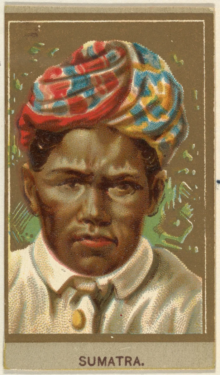 Sumatra, from the Races of Mankind series (T181) issued by Abdul Cigarettes by Abdul Cigarettes, print, 1881