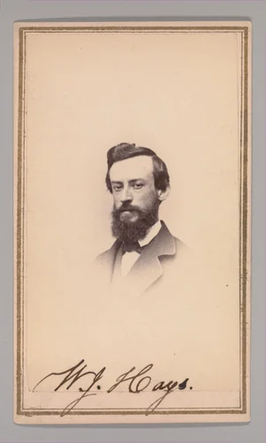 [William Jacob Hays, Sr.] by Whitney & Paradise, photograph, 1860-1869