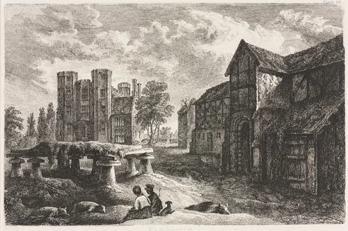 Kenilworth by George II Cuitt, print, 1827-1848