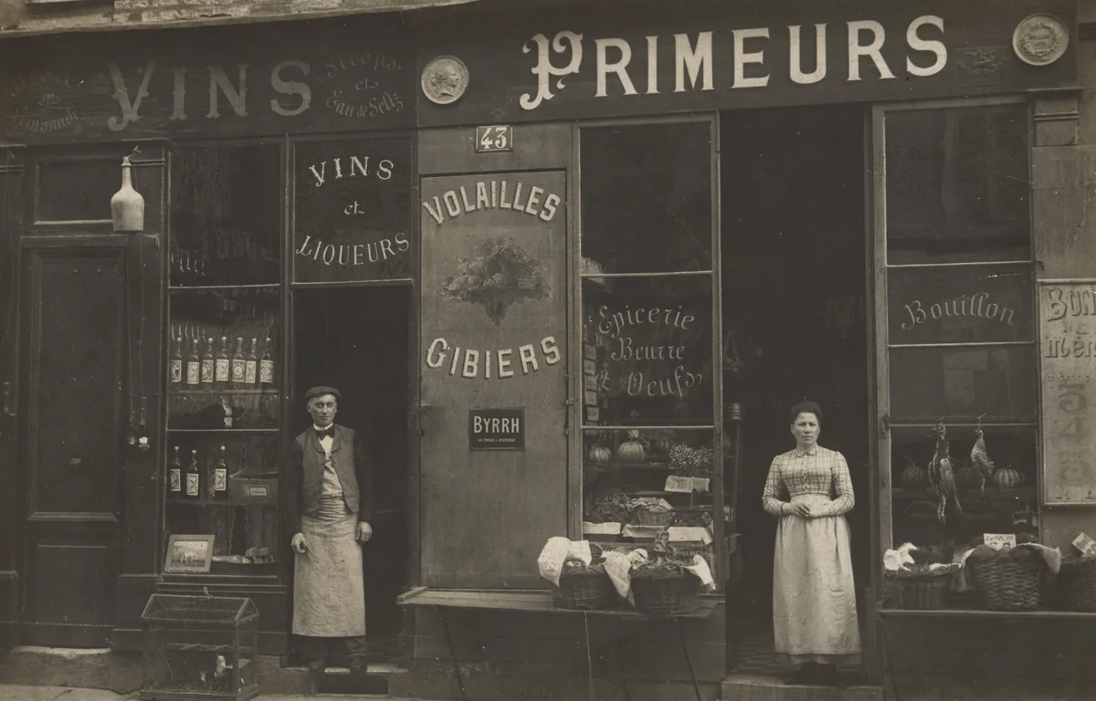 Vins primeurs, Volailles – gibiers, Paris by Unidentified Photographer, photograph, 1907