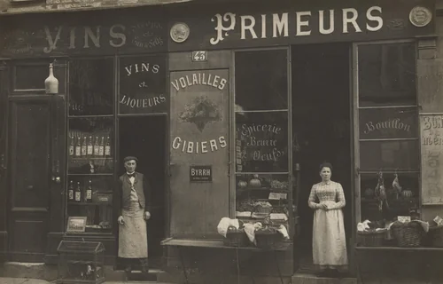 Vins primeurs, Volailles – gibiers, Paris by Unidentified Photographer, photograph, 1907