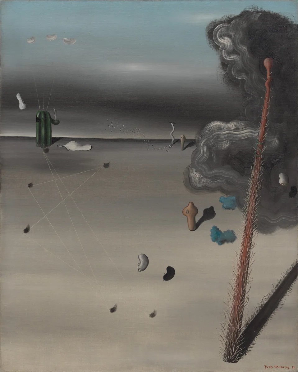Mama, Papa Is Wounded! by Yves Tanguy, painting, 1927