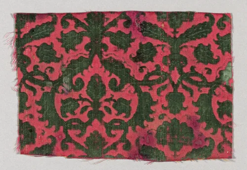 Fragment by Italy, textile, 1601-1650