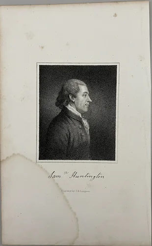 Samuel Huntington by James Barton Longacre, other, 1814-1869