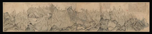 General View of Inner Geumgang by Sin Hak-gwon, painting, 1834-1866