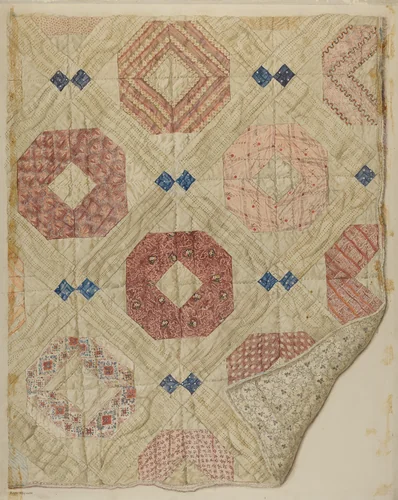 Quilt by Edith Magnette, index of american design, 1931