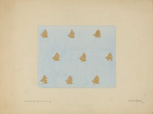 Wall Paper by Nicholas Acampora, index of american design, 1936