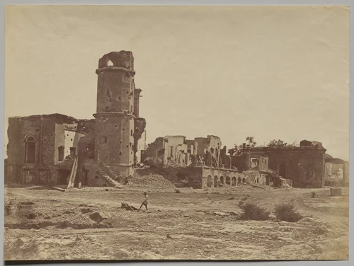 The Residency, Taken from the Redan Battery by Felice A. Beato, photograph, 1858