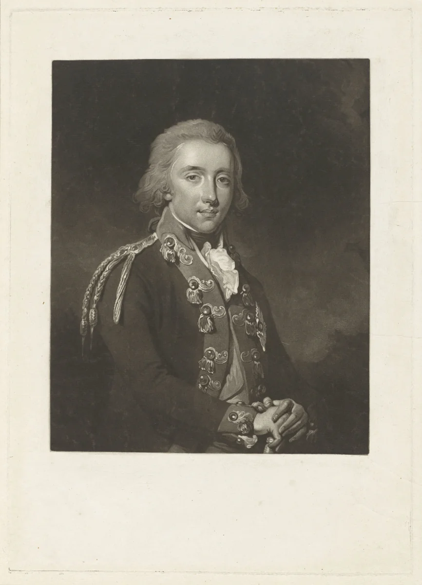 Portret van Willem George Frederik, prins van Oranje-Nassau by Charles Howard Hodges, print, 1794