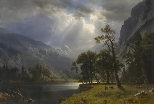 Mount Starr King, Yosemite by Albert Bierstadt, painting, 1866