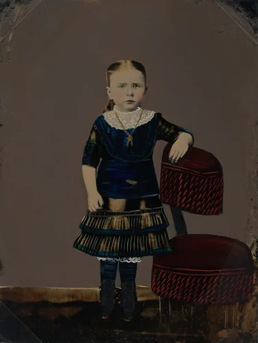 Portrait of a Girl by American 19th Century, photograph, 1860-1869