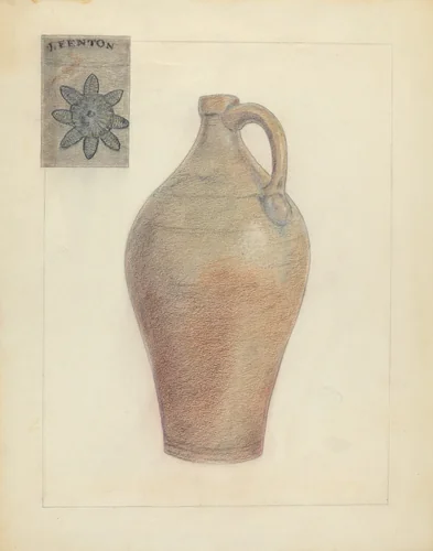 Jug by Jessica Price, index of american design, 1935-1942