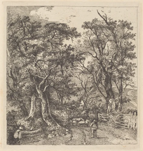 Road Scene, Hethersett by John Crome, print, 1768-1821