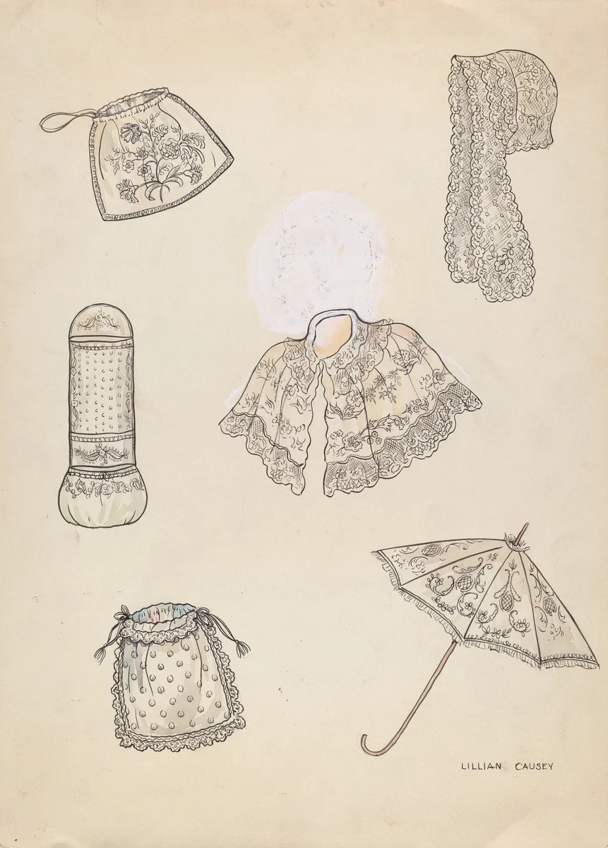 Costume by Lillian Causey, index of american design, 1936