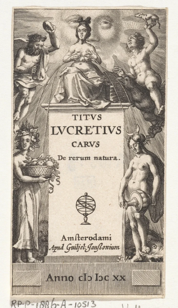 Allegorische voorstelling met de vier elemeneten by Pieter Serwouters, print, 1620