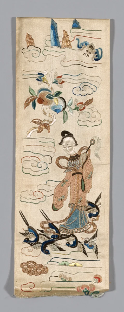 Sleeve band by Han-Chinese, textile, 1801-1900