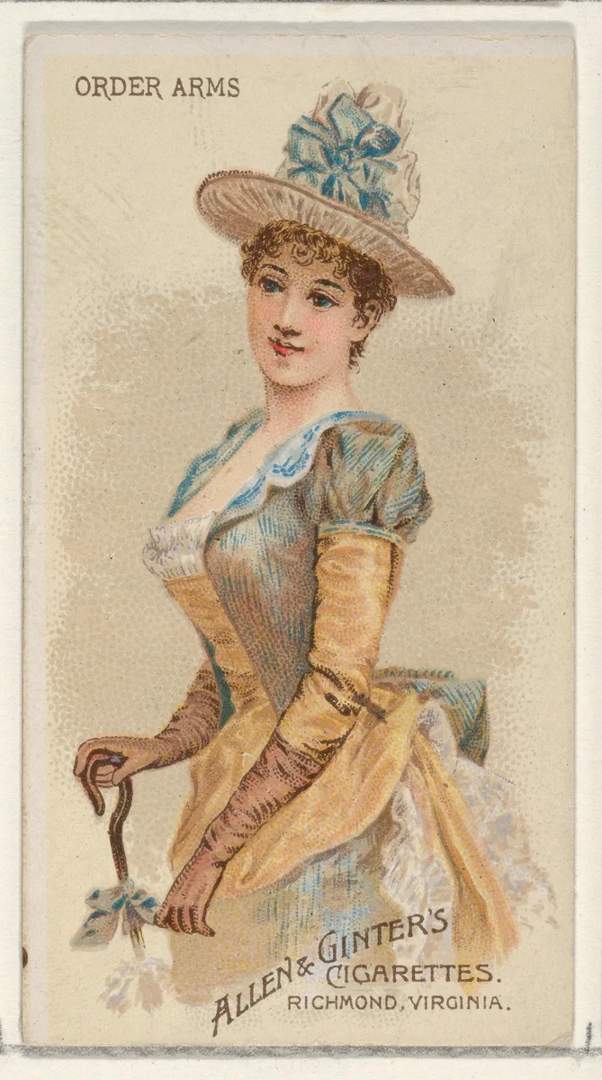 Order Arms, from the Parasol Drills series (N18) for Allen & Ginter Cigarettes Brands by Allen & Ginter, print, 1888