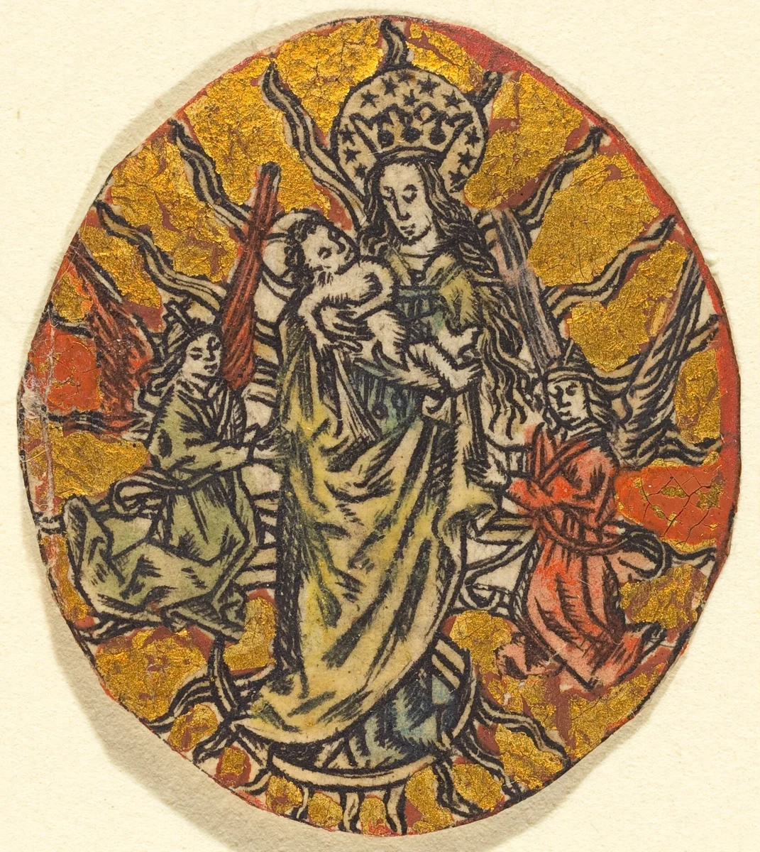 Madonna and Child by Netherlandish 15th Century, print, 1460-1480