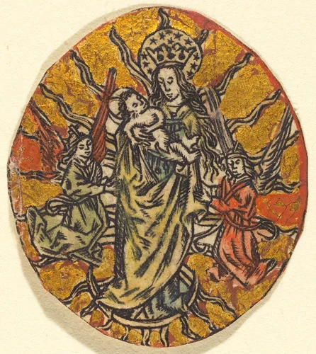 Madonna and Child by Netherlandish 15th Century, print, 1460-1480