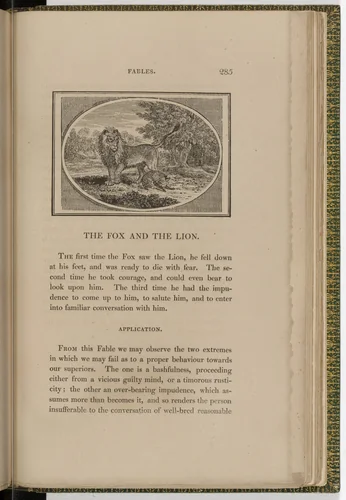 Headpiece (page 285) from The Fables of Aesop by Thomas Bewick, illustrated book, 1818