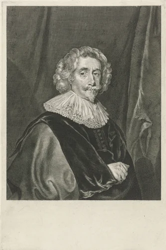 Portret van Sir John Webster by Theodor Matham, print, 1660-1676