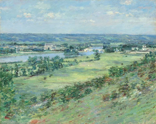 The Valley of the Seine, from the Hills of Giverny by Theodore Robinson, painting, 1892