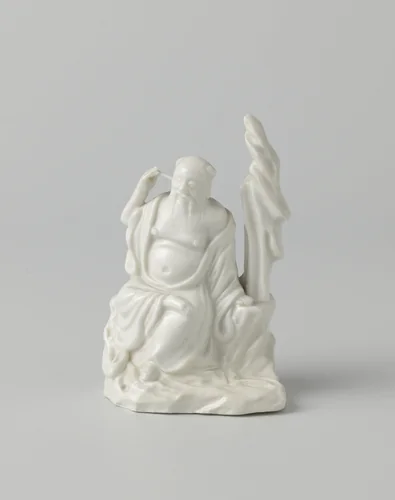 Beeld van een zittende man by anonymous, other, 1700-1799