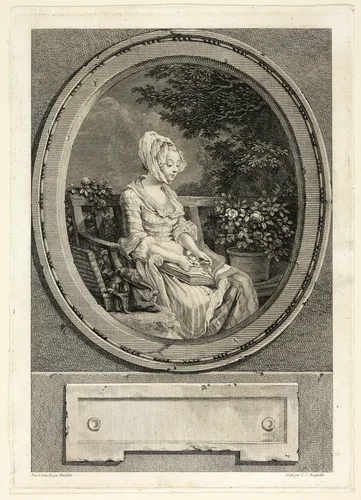 Jusque by Louis Joseph Masquelier, print, 1759-1811