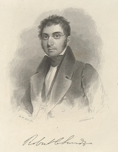 Robert C. Sands by Asher Brown Durand, print, 1824-1834