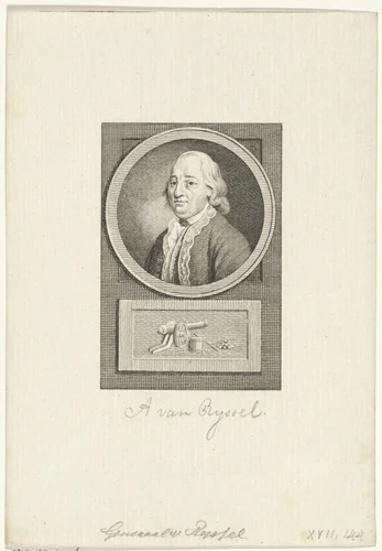 Portret van Albert van Ryssel by Reinier Vinkeles, print, 1783-1795